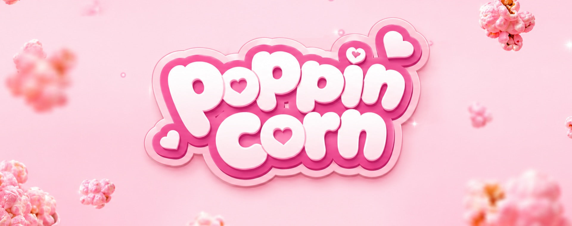 POPPIN' CORN Sweet Pink — dessert popcorn that turns your mood pink